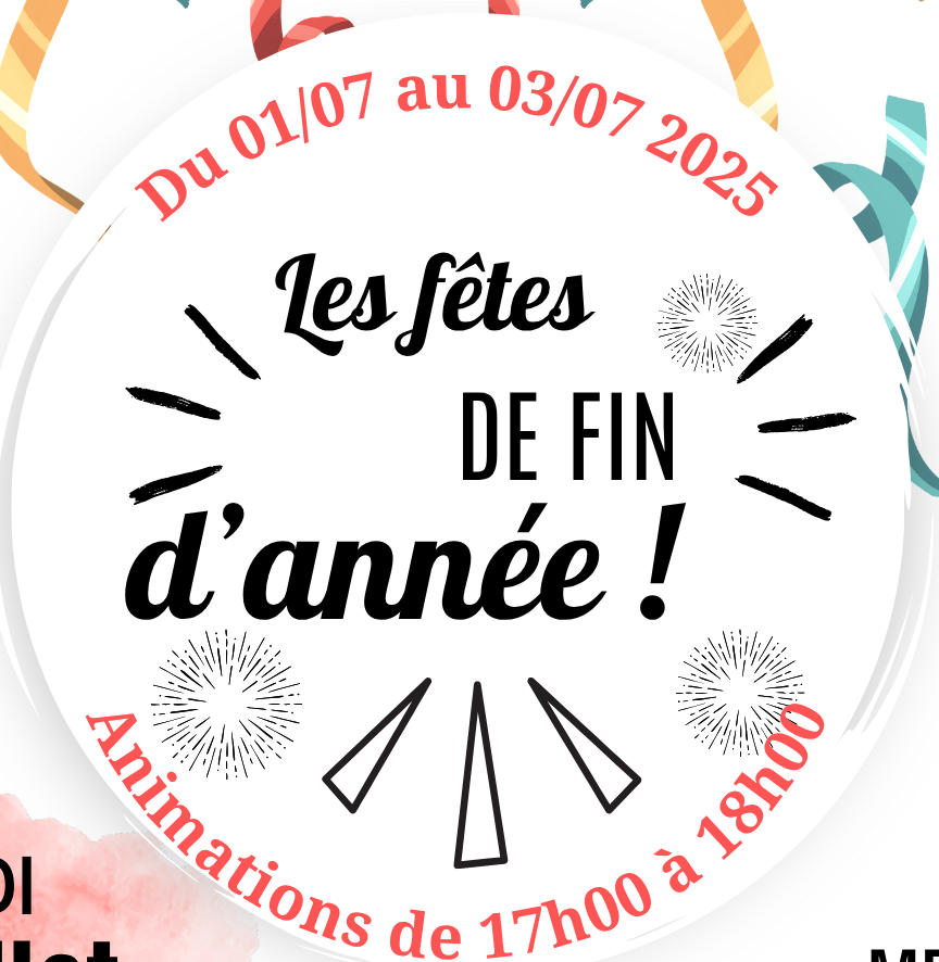 Fêtes de fin d’année !