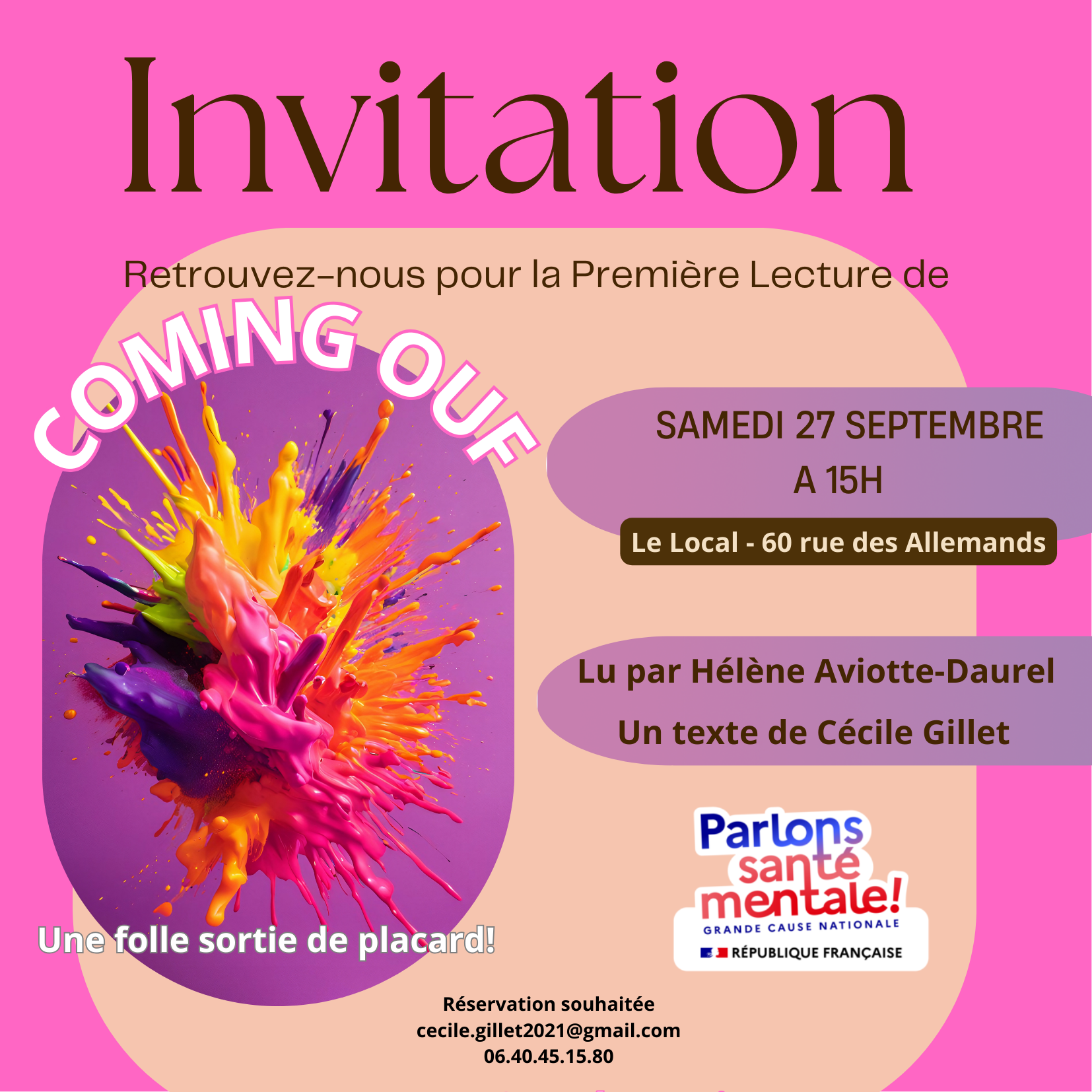 SPECTACLE – SAMEDI 27 SEPTEMBRE 2025